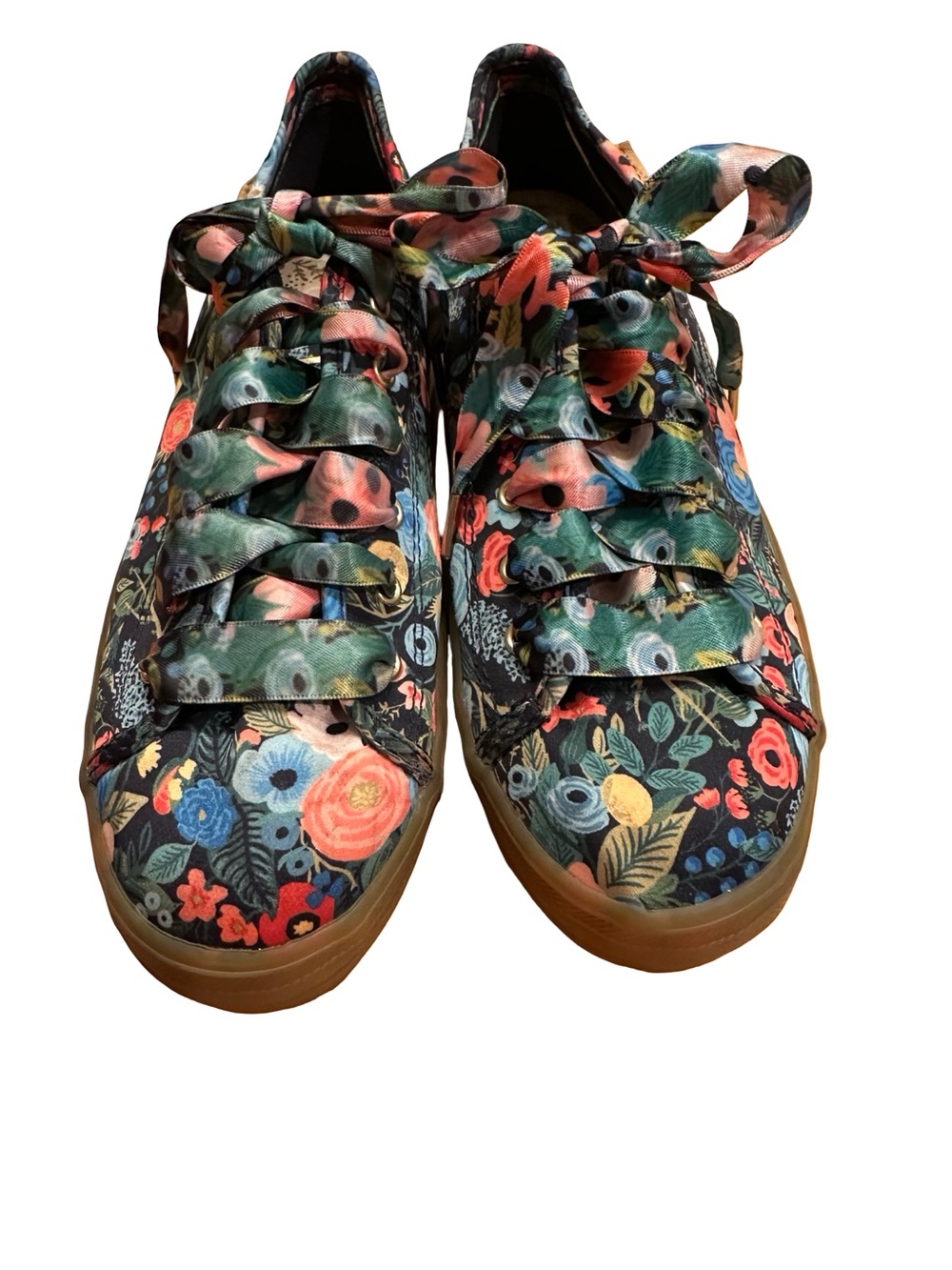 Anthropologie Keds x Rifle Paper Co. Garden Party Platform Sneakers, Size 6.5 - Picture 5 of 12